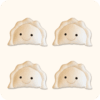 Pierogi Pillow 4PCS